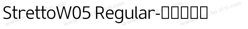 StrettoW05 Regular字体转换